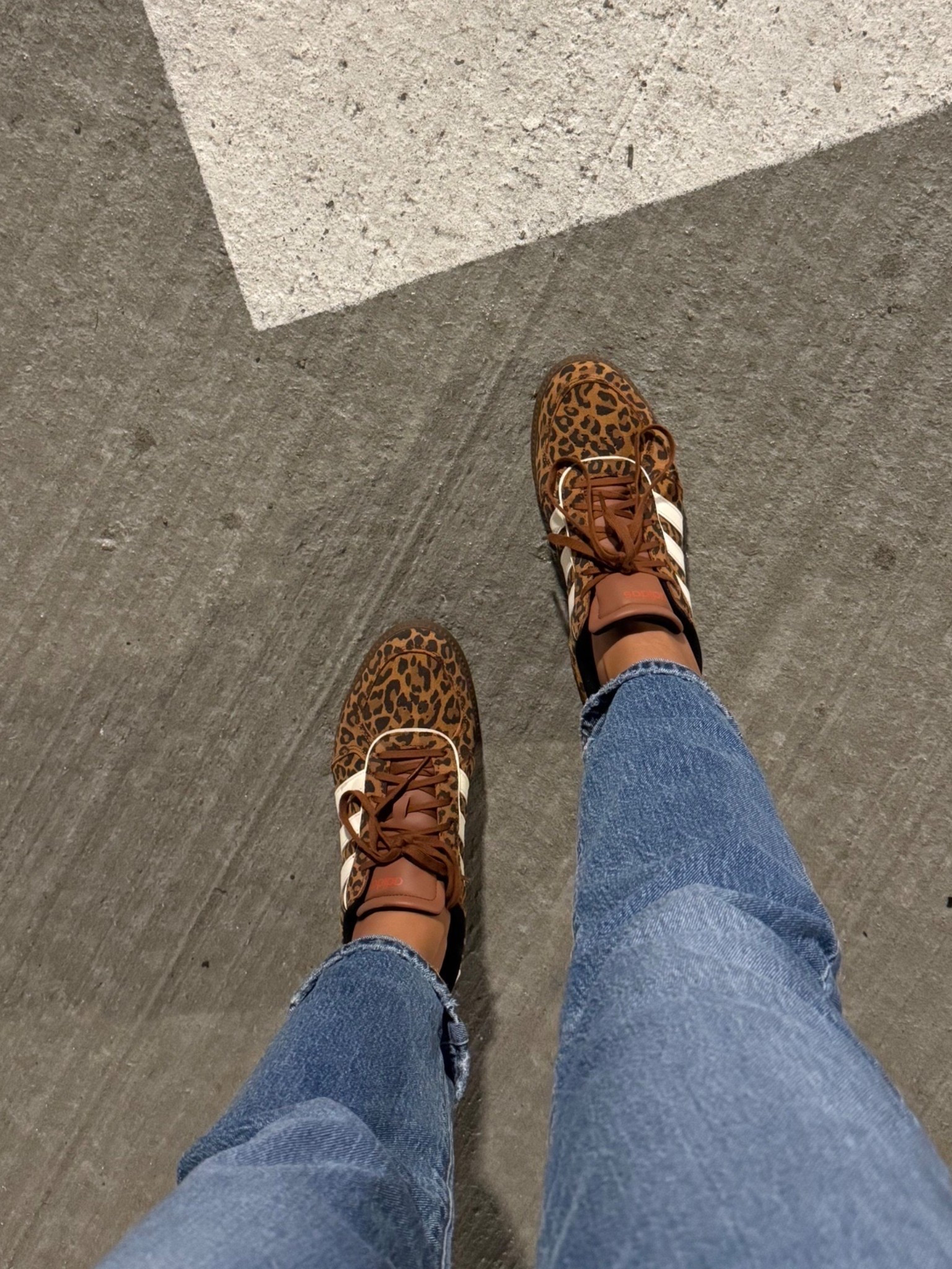 Leopard print Adidas sneakers 🐆
I sized down half a size
Comes with orange laces also!

#LTKSaleAlert #LTKmomlife #LTKootd