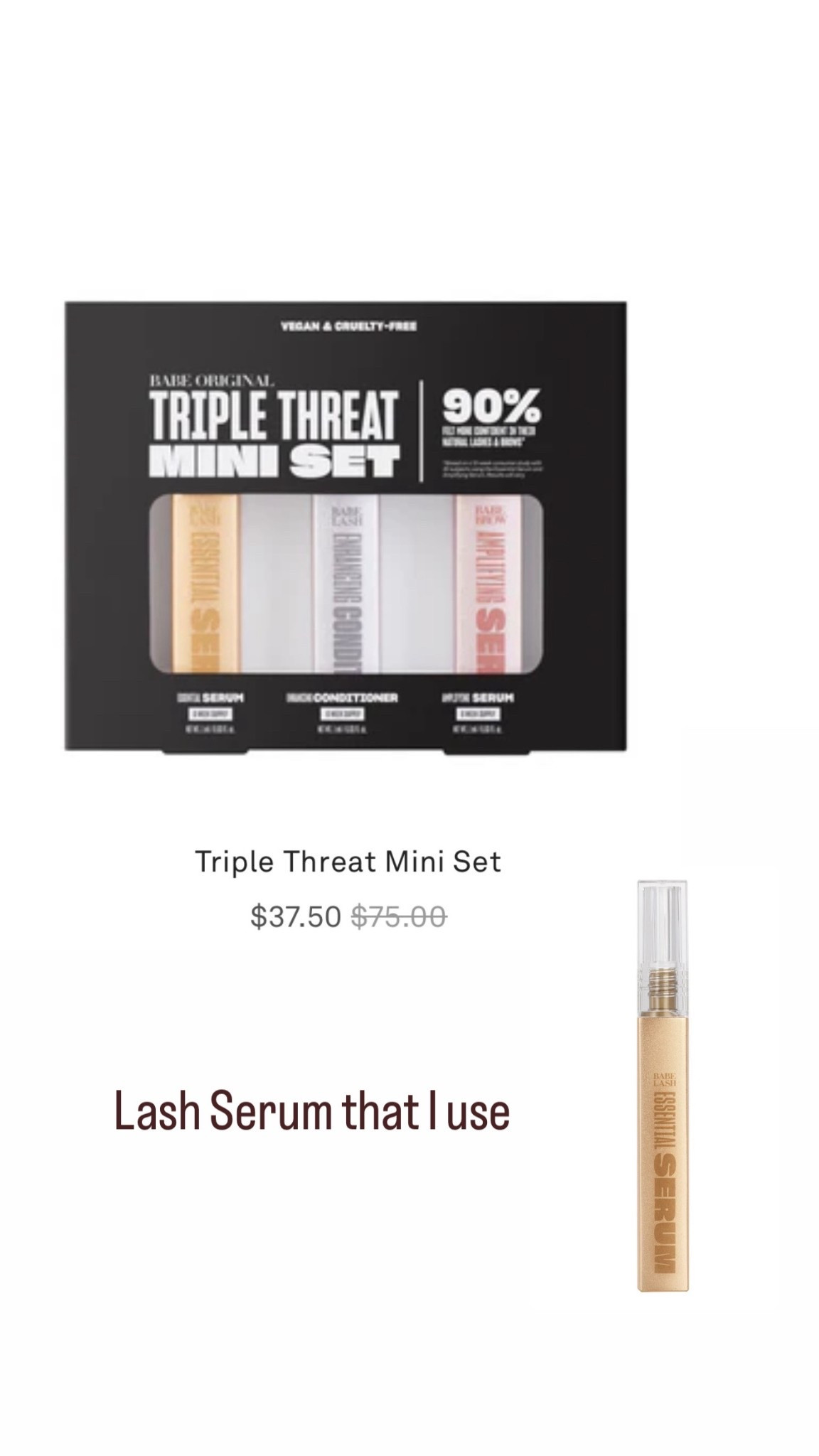 Love this lash serum! Lifesaver! 



#lashes #lashserum 

#LTKBeauty #LTKSaleAlert