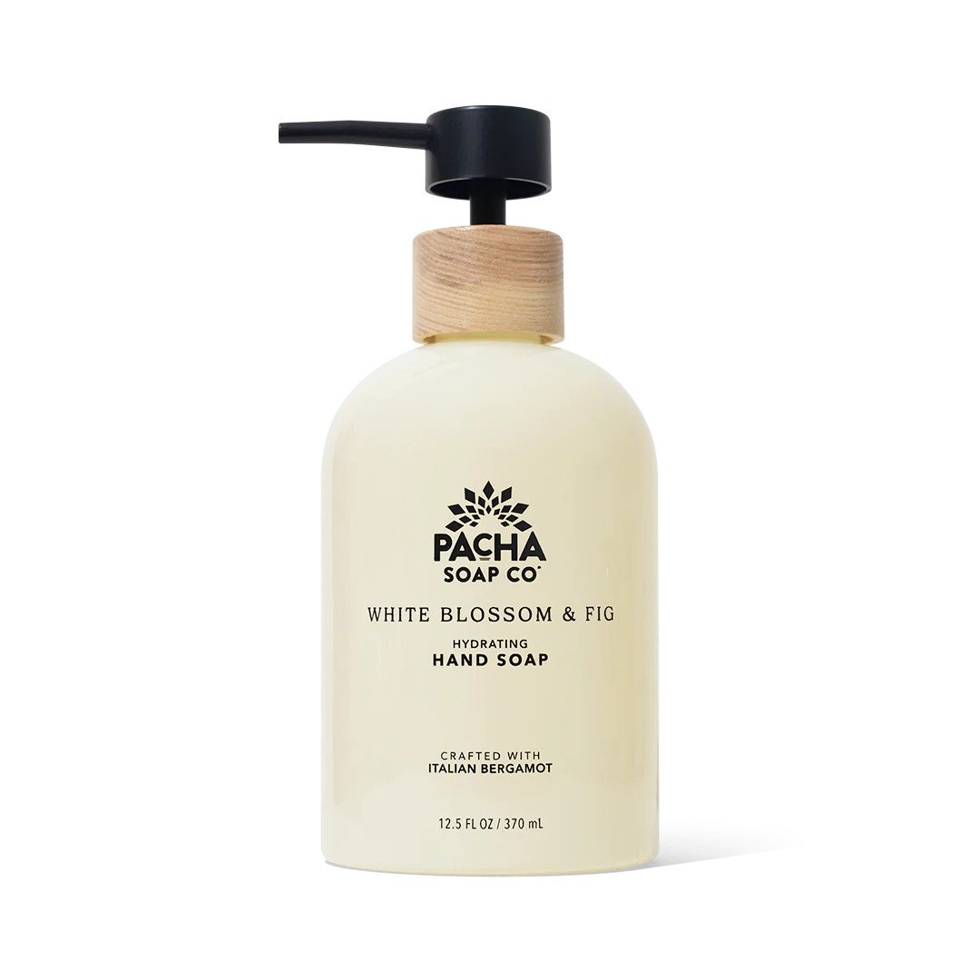 White Blossom & Fig Hand Soap | Pacha Soap Co.