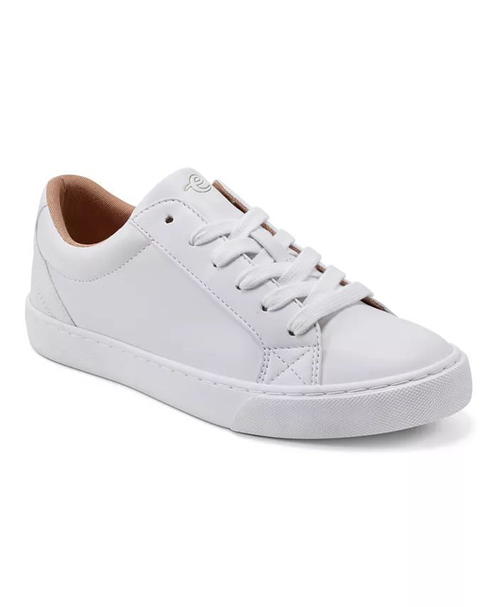 Women's Lorna Lace-Up Casual Round Toe Sneakers | Macy's