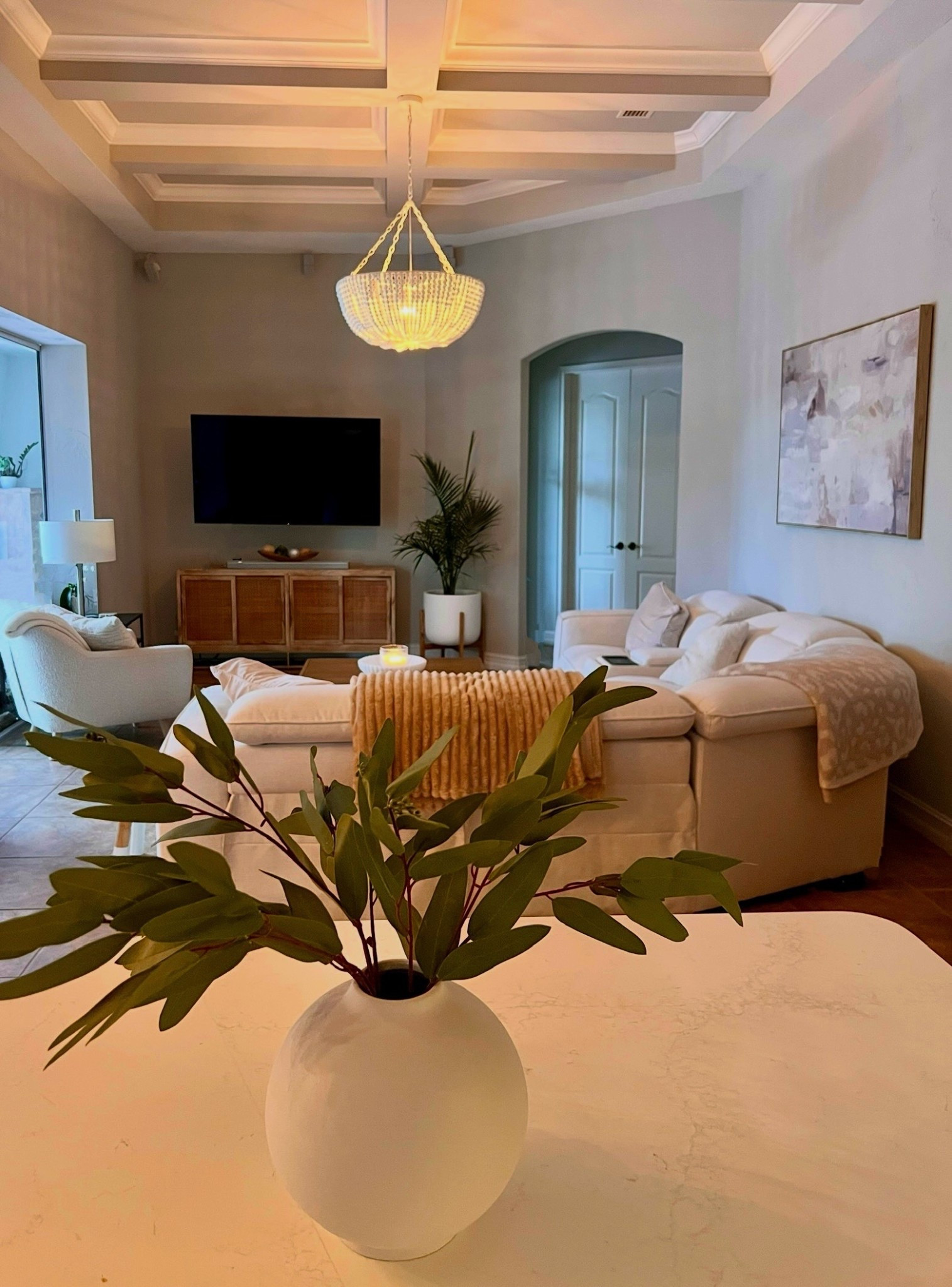 Cozy living room decor. Sectional is from City Furniture.

#LTKHome