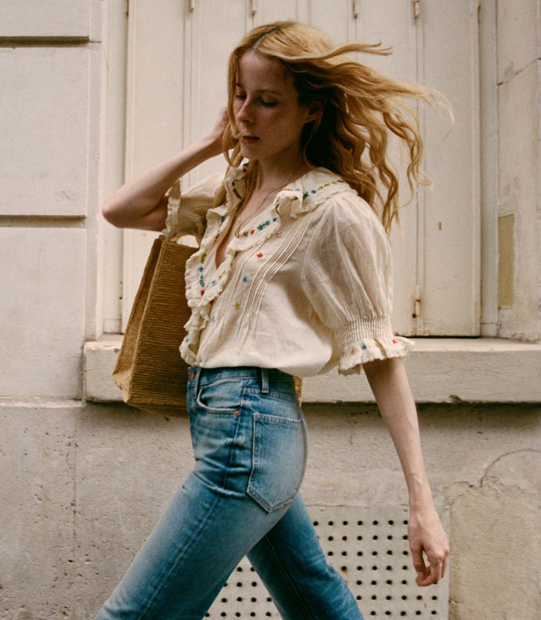 Hettie Top - Sea Salt | DÔEN | DOEN