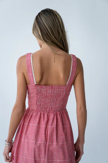 Kenzy Plaid Midi Dress | Böhme US