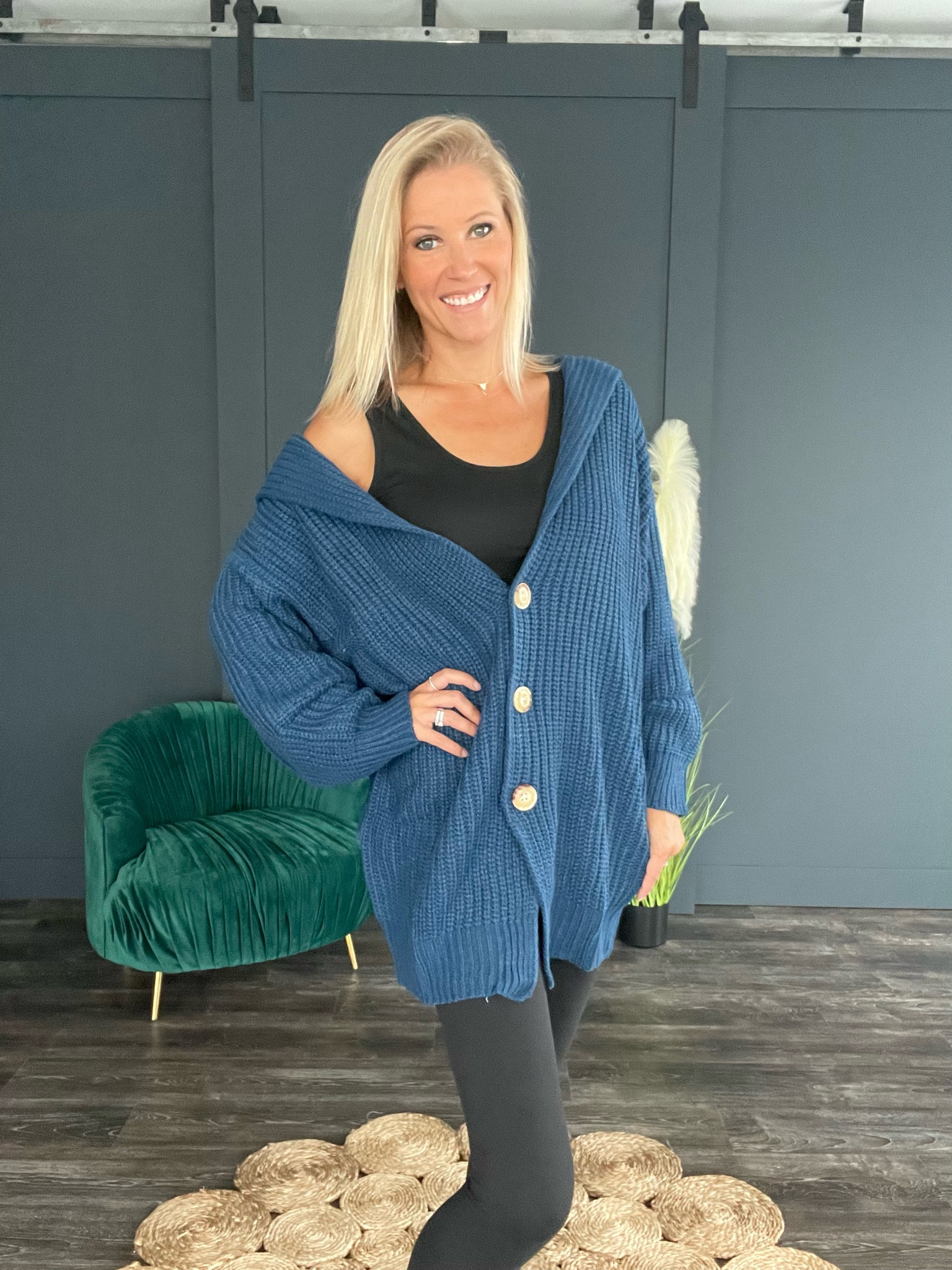 Looking for easy fall fashion?
This is it! Throw this chunky, oversized cardigan on over a black tank top, some leggings and booties & you’re good to go! The sweater comes in multiple colors and is pretty heavy to keep you warm! 

Highly recommend this casual and chic fall look!

#LTKmidsize #LTKfindsunder50 #LTKover40