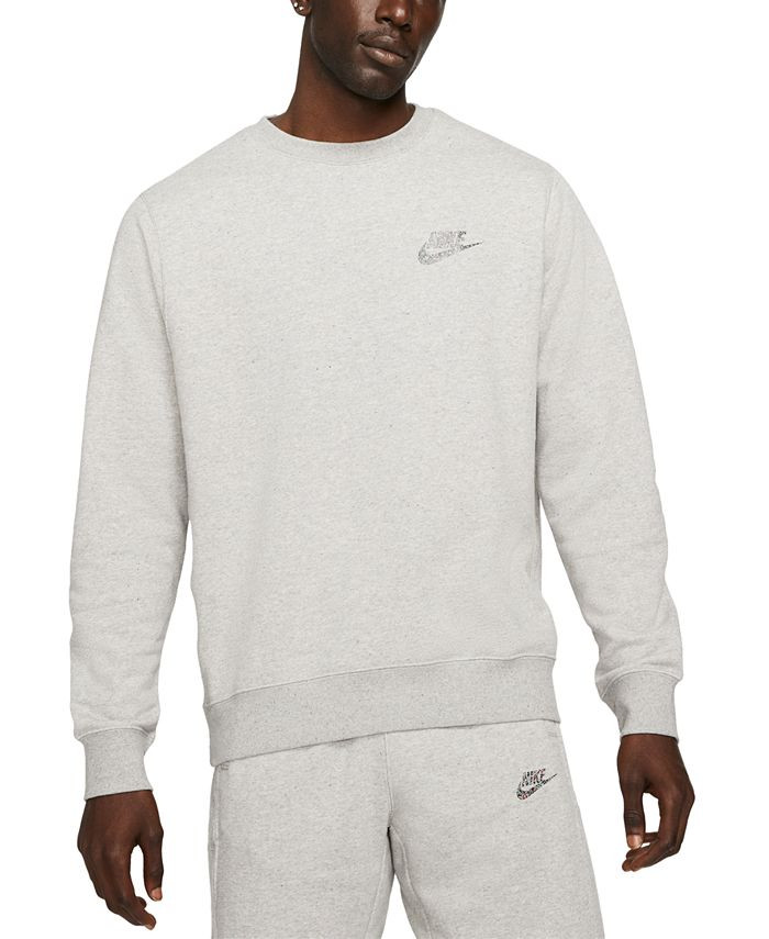 Nike Men's Sportswear Sport Essential Semi-Brushed Sweatshirt & Reviews - Activewear - Men - Macy... | Macys (US)