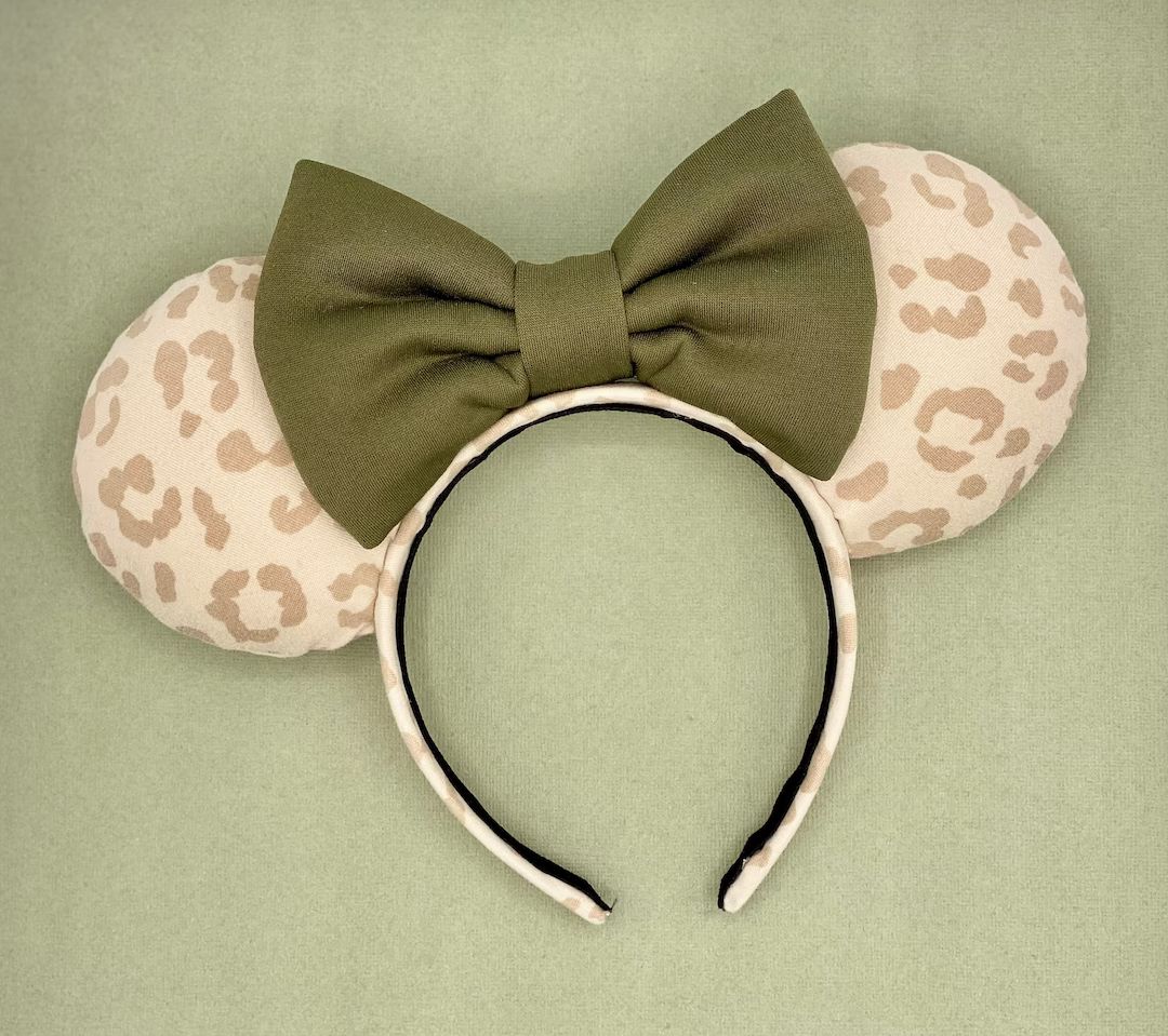 Safari Ears | Leopard Print Ears| Headband Mouse Ears | Adventureland Ears | Animal Kingdom Ears ... | Etsy (US)
