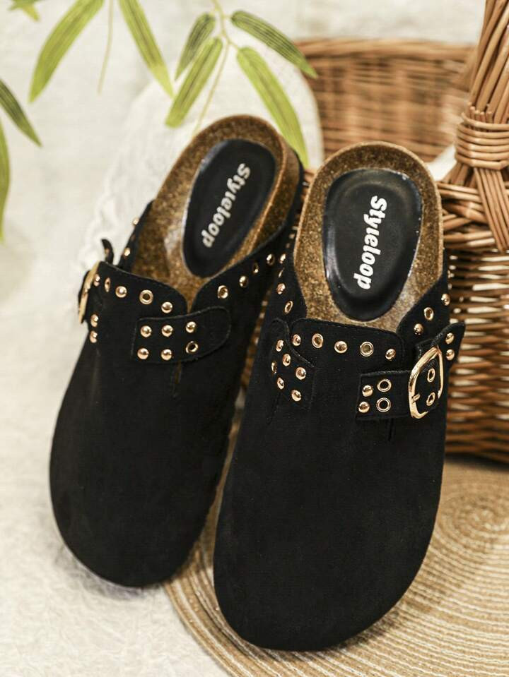 Styleloop Women's Fashionable Mules Slippers, Half Slipper Style  Boho Feels Vintage Cottagecore ... | SHEIN