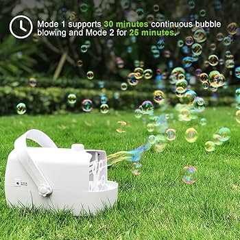 Bubble Machine, Automatic Bubble Blower, 8000+ Bubbles Per Minute for Kids Toddlers, Operated by ... | Amazon (US)