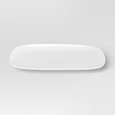 10.25" Porcelain Square Coupe Dinner Plate - Threshold™ | Target