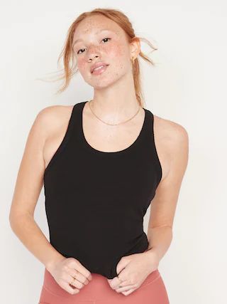 UltraLite Racerback Rib-Knit All-Day Tank Top for Women | Old Navy (US)