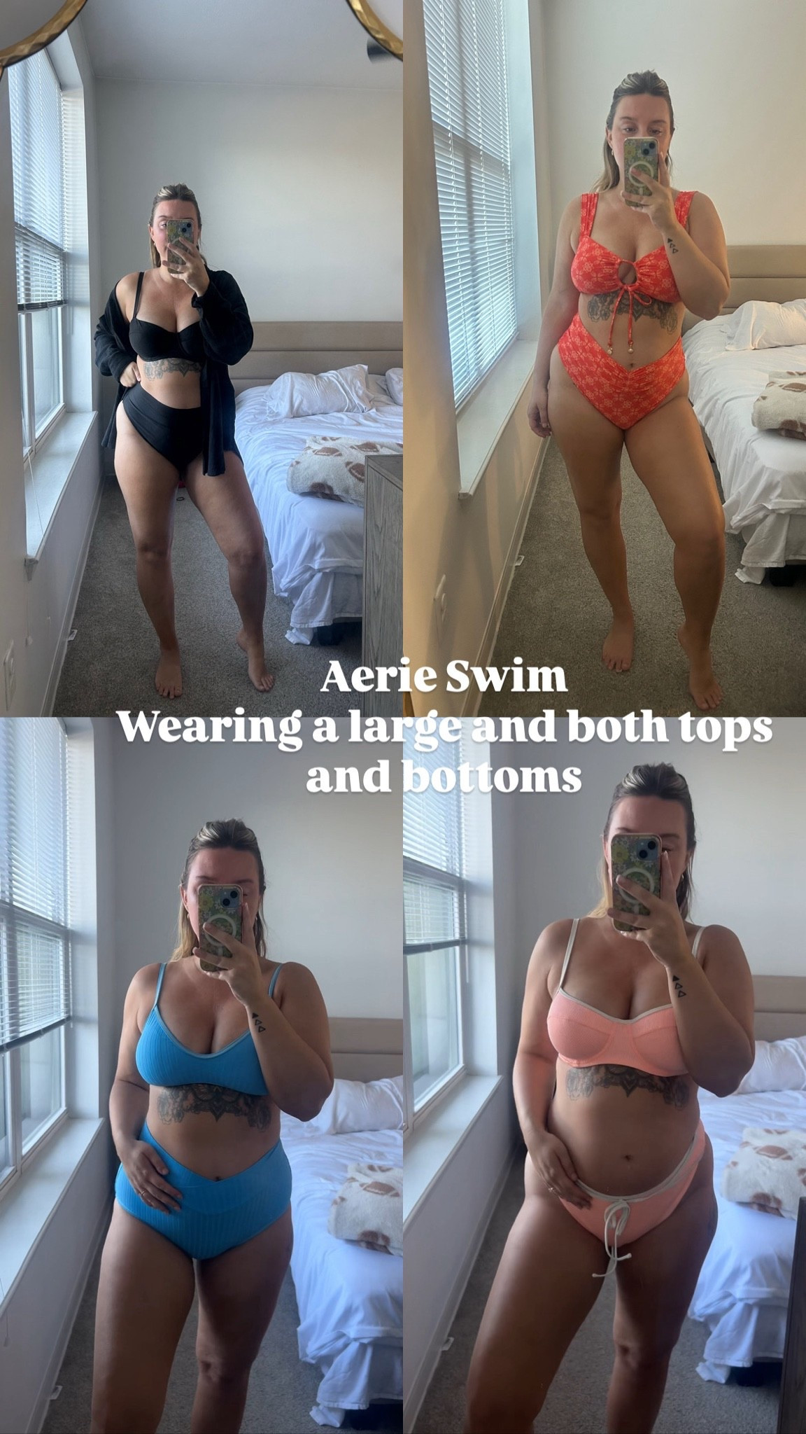 @Aerie swim wearing a size large in both tops and bottoms 
19 weeks pregnant

#LTKSwim #LTKMidsize