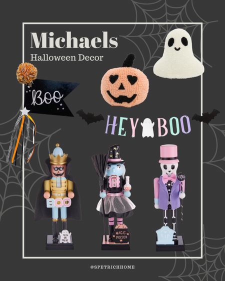 Check out these Halloween nutcrackers and BOO-tiful banner from Michaels to add some sweet spook to your decor! #michaelshalloween #hauntedhome #nutcracker #boobanner

#LTKSeasonal #LTKHalloween #LTKHoliday