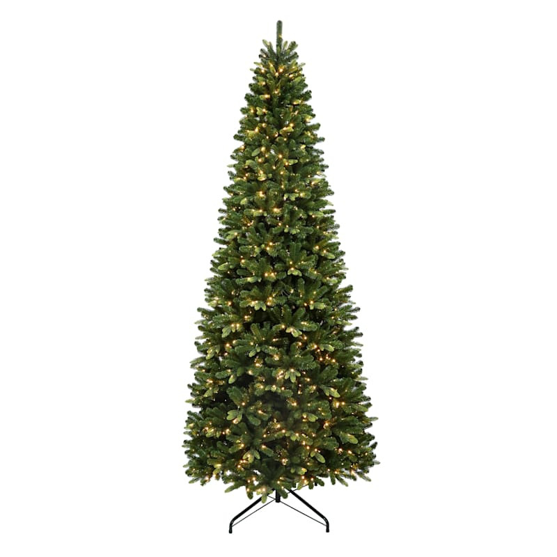 (D2) Pre-Lit LED Alberta Spruce Christmas Tree, 12' | At Home