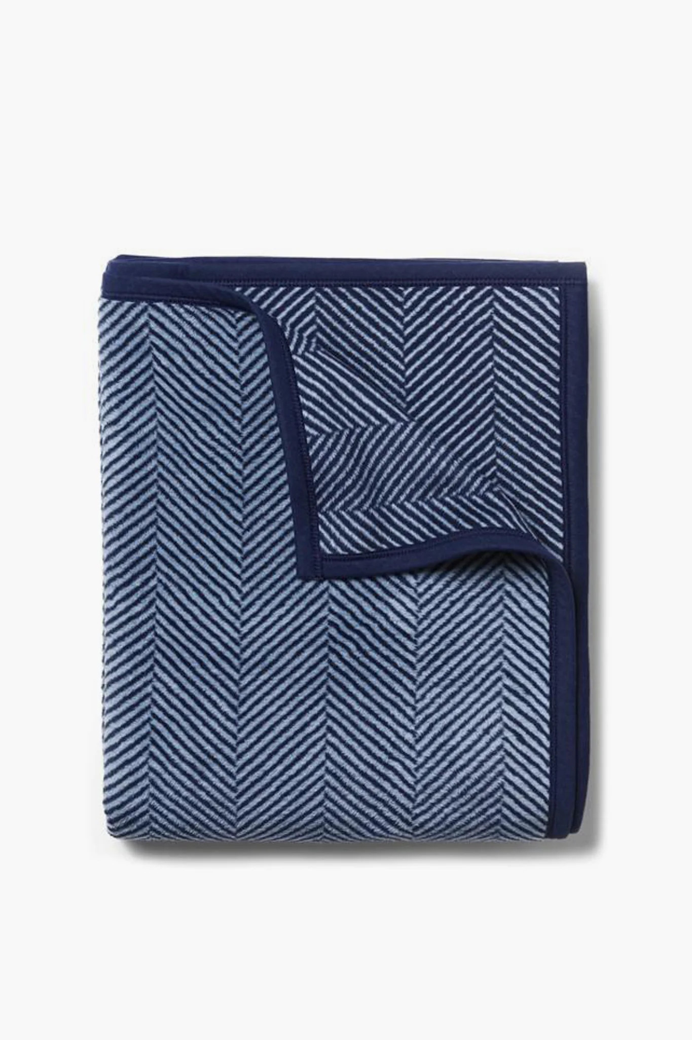 Harborview Herringbone Navy Blanket | Tuckernuck (US)