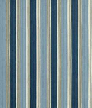 Waverly Spotswood Stripe Porcelain Fabric | Amazon (US)