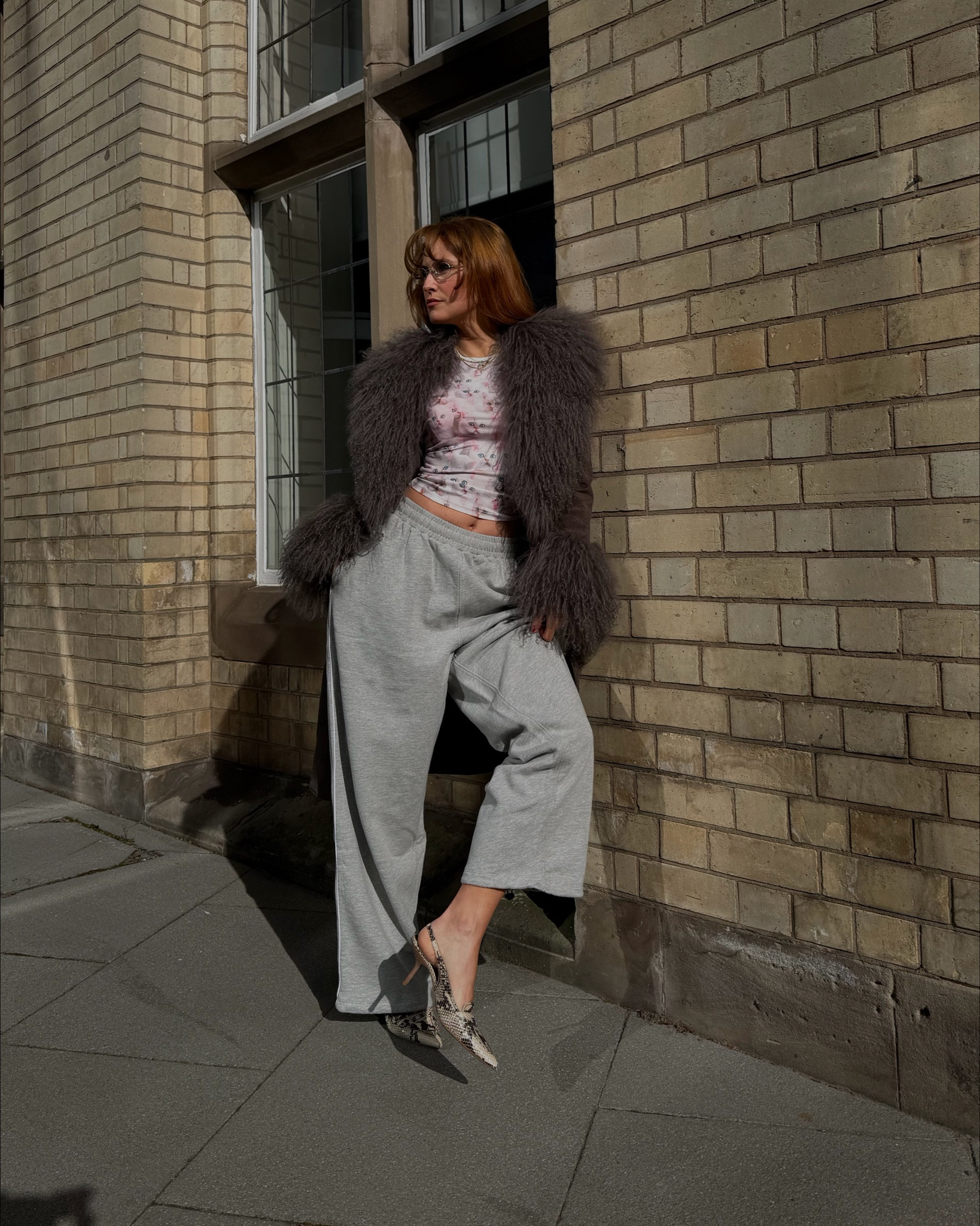 Spring outfit idea, grey joggers, cat tshirt, basic tshirt 

#LTKstyletip #LTKuk