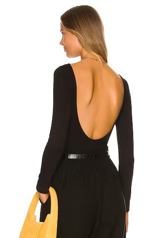 LBLC The Label Monica Bodysuit in Black from Revolve.com | Revolve Clothing (Global)