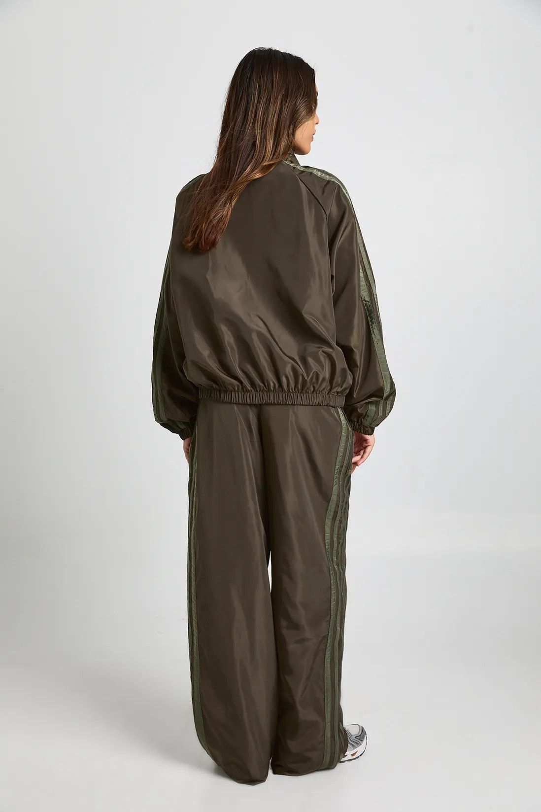 Nylon Side Stripe Tracksuit | boohoo (US & Canada)