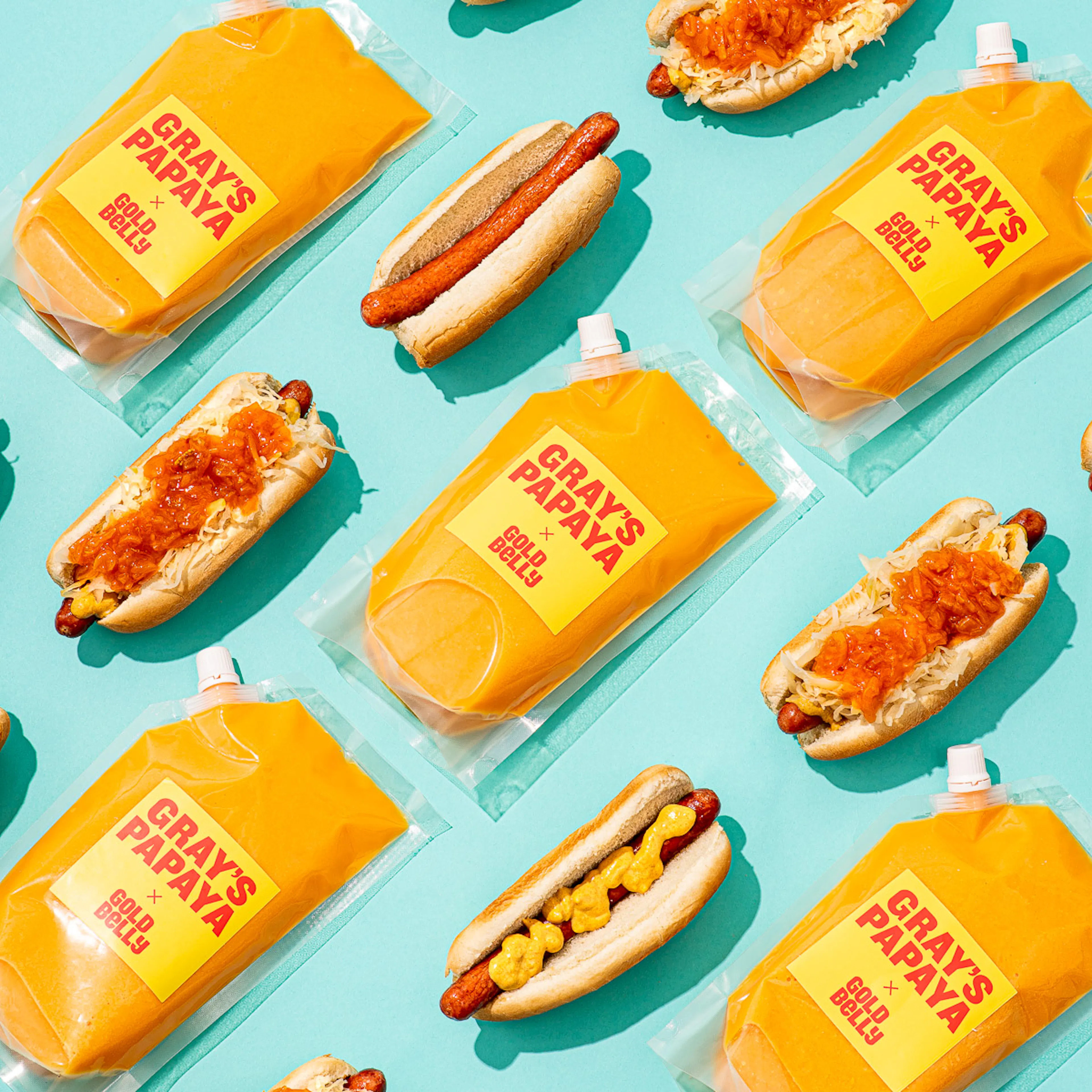 Complete New York Hot Dog Kit + Papaya Drink for 6 by Gray's Papaya | Goldbelly | Goldbelly