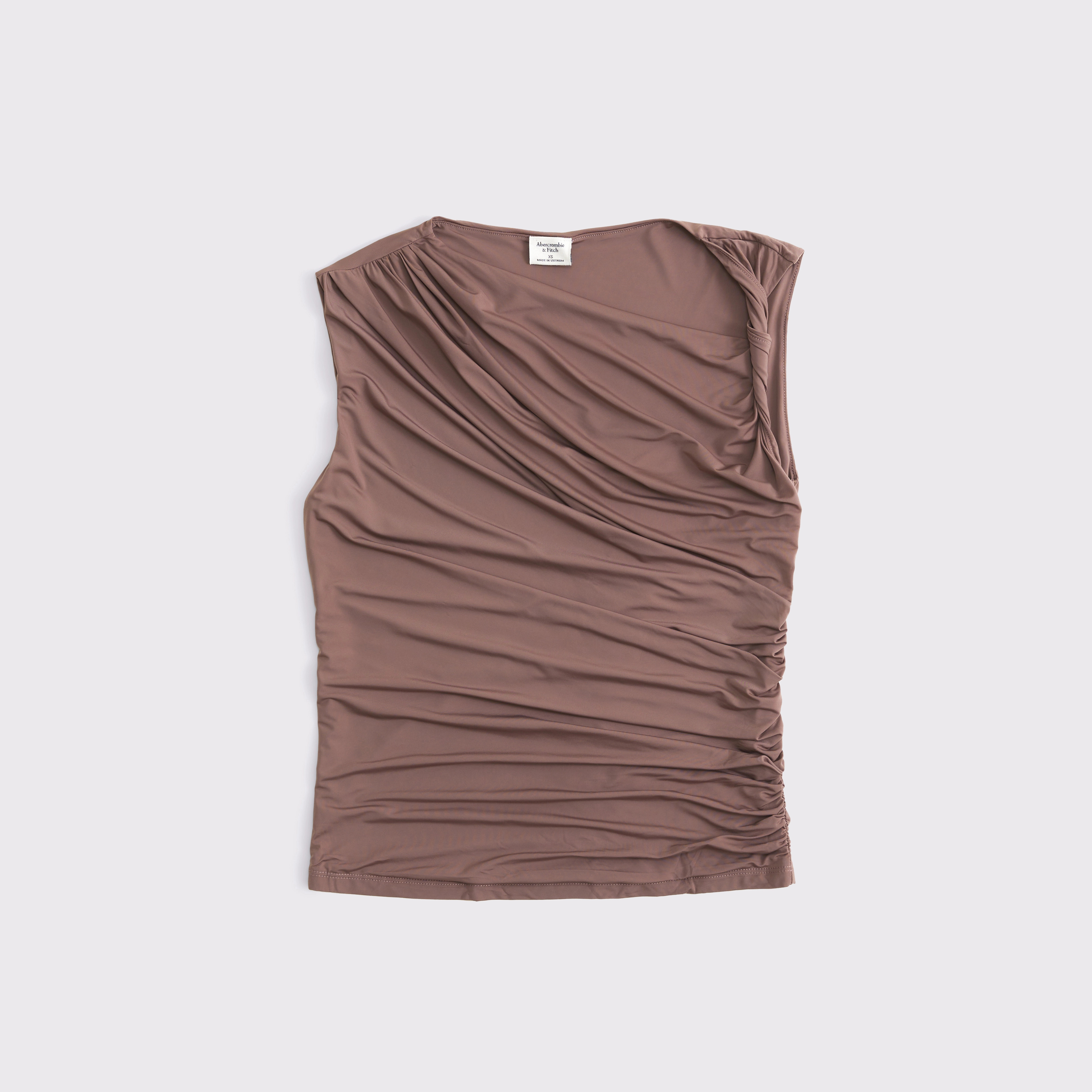 Draped Twist Top | Abercrombie & Fitch (US)