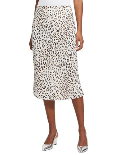 Theory Women's Leopard Slip Skirt, Natural | Amazon (US)
