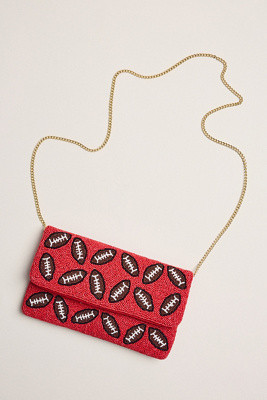 Beaded Football Clutch | Anthropologie (US)