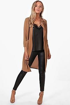 Woven Pocket Duster | Boohoo.com (US & CA)