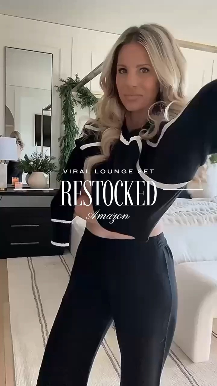⭐️⭐️⭐️RESTOCKED⭐️⭐️⭐️ Viral Lounge Set
⁣
I am so excited that my lounge set is back in stock just in time for the holidays! It is perfect for relaxing around the house or out and about. The fabric is thick and beautiful. I’m wearing a size small. ⁣
⁣
#amazonfinds #amazonmusthave #amazonfashion

#LTKSeasonal #LTKBeauty #LTKStyleTip