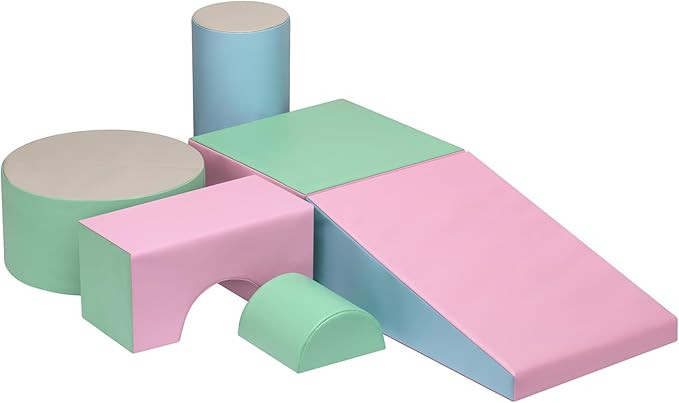 Soft Climb and Crawl Activity Play Set，Soft Play Climbing for Toddlers and Infants,Playtime and... | Amazon (US)