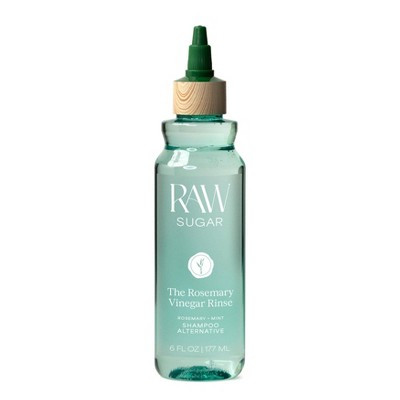 Raw Sugar The Rosemary Vinegar Rinse Shampoo Alternative - Rosemary + Mint - 6 fl oz: Softening, Shine Enhancing | Target