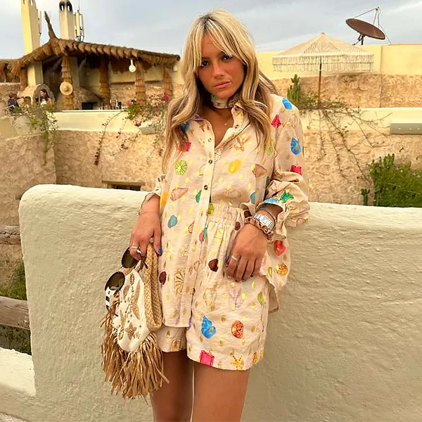 Cream Shell Elissa Shorts | Never Fully Dressed (UK & IE)