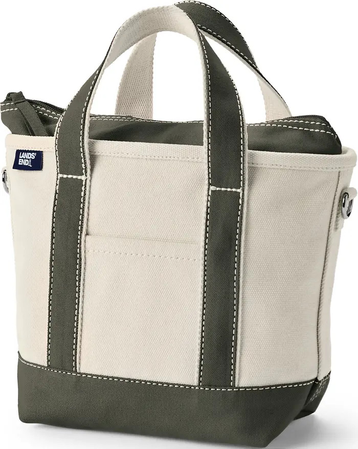 Zip Top Canvas Tote Bag | Nordstrom