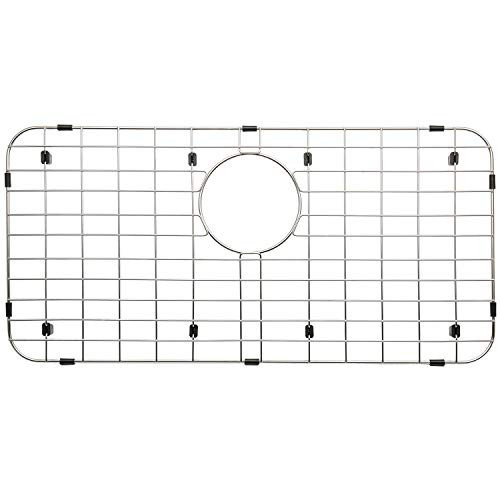 Serene Valley 25-1/4" X 12-1/2“ Sink Grid, Rear Drain with Corner Radius 1-1/2", NLW2513R | Amazon (US)
