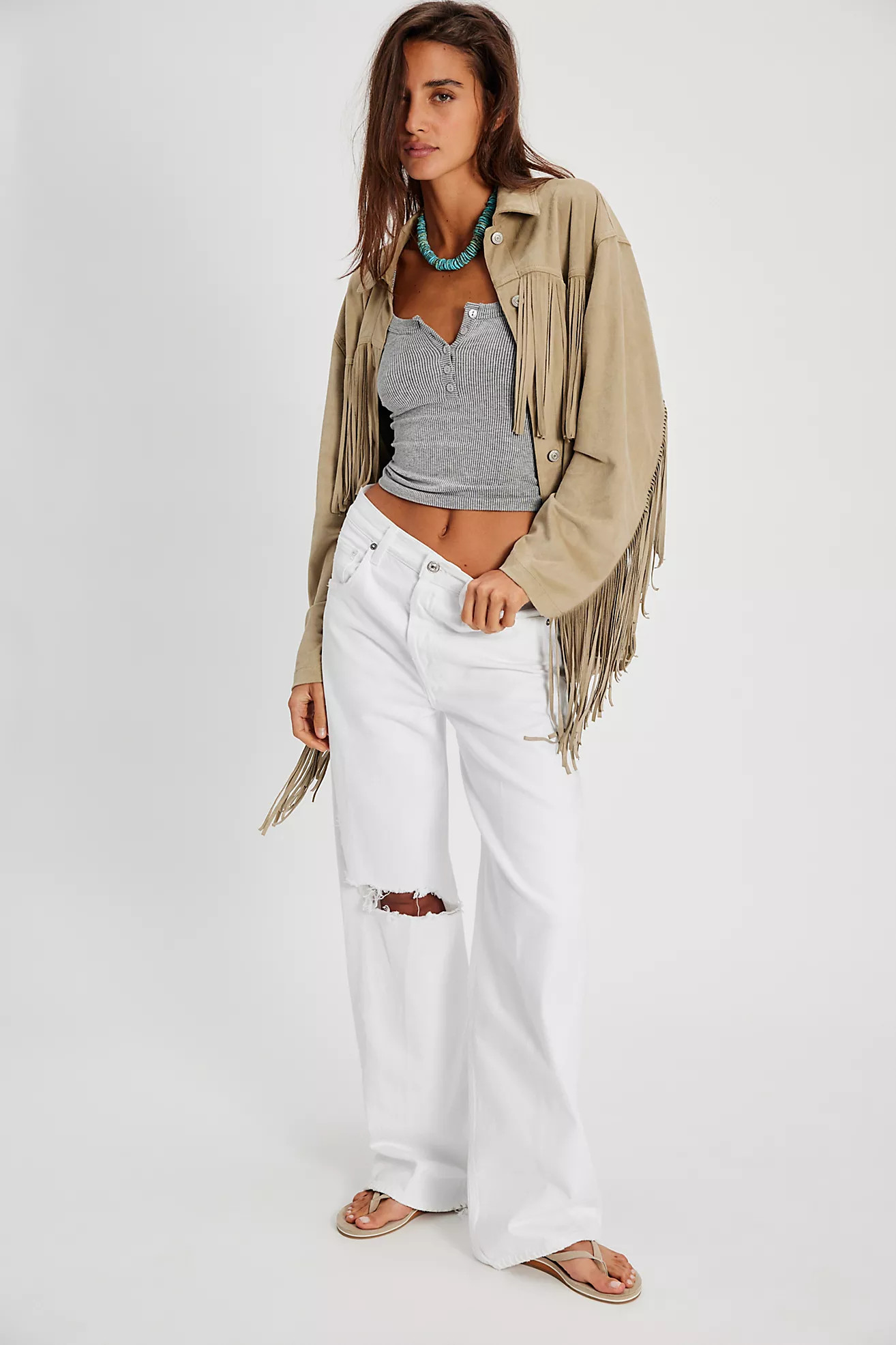 Citizens of Humanity Ayla Baggy Cuffed Crop Jeans | Free People (Global - UK&FR Excluded)