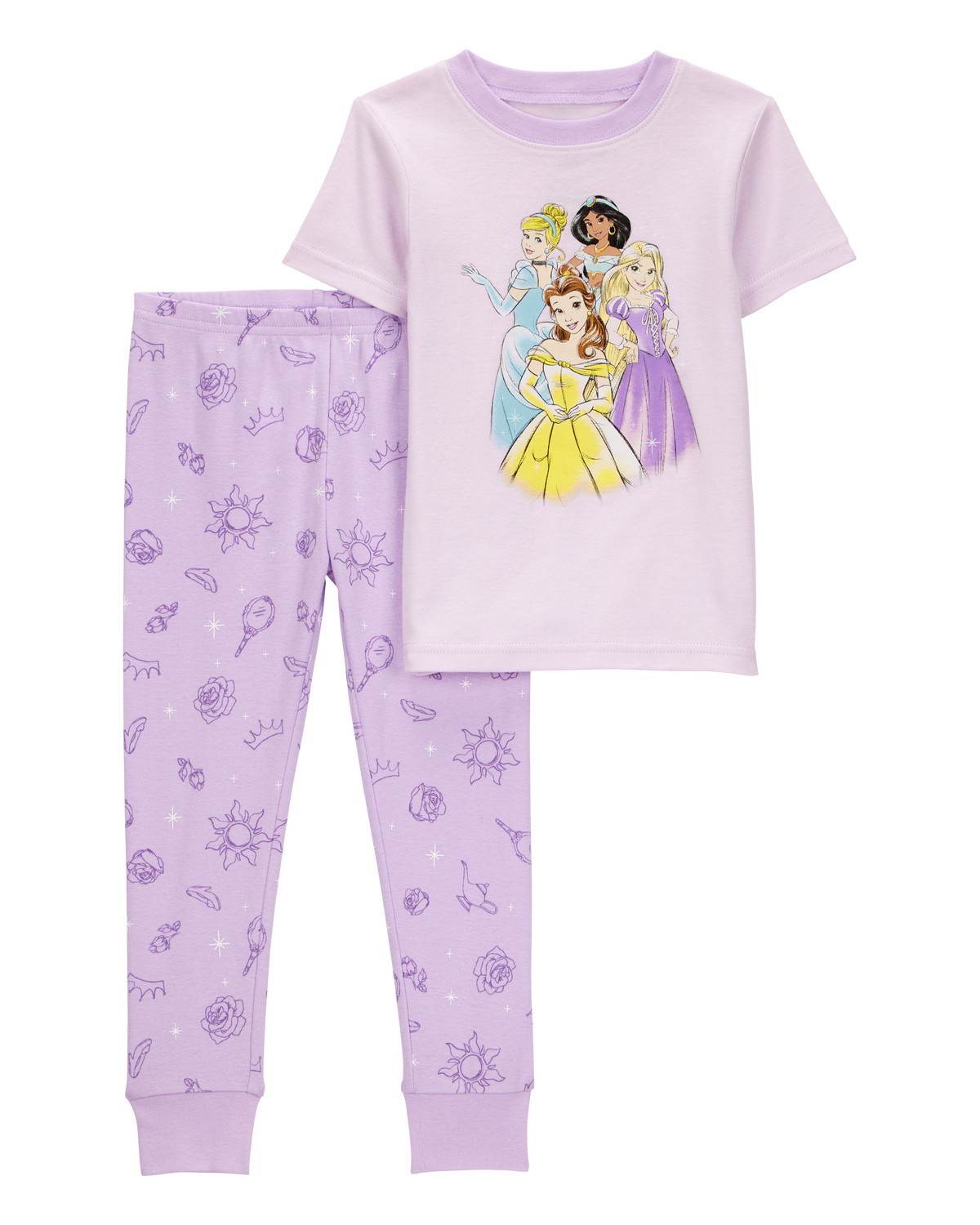 Toddler 2-Piece Disney Princesses 100% Snug Fit Pajamas | Carter's Inc
