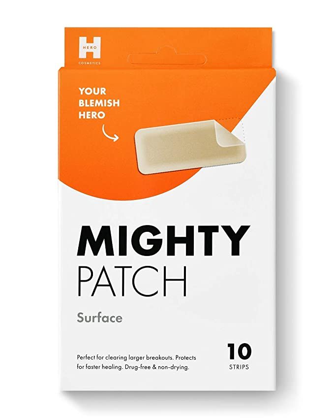 Mighty Patch Surface from Hero Cosmetics - Hydrocolloid Acne Pimple Patch for Large Zit Breakouts... | Amazon (US)