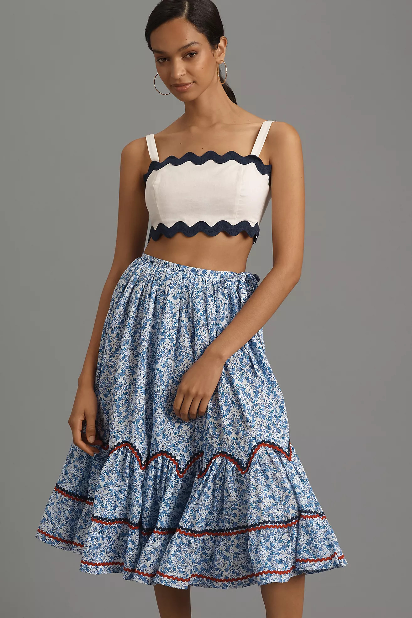Mille Amalie Midi Skirt | Anthropologie (US)