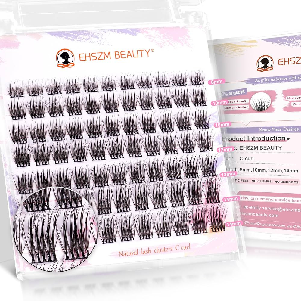 8-14mm C-Curl Lash Clusters | Amazon (US)