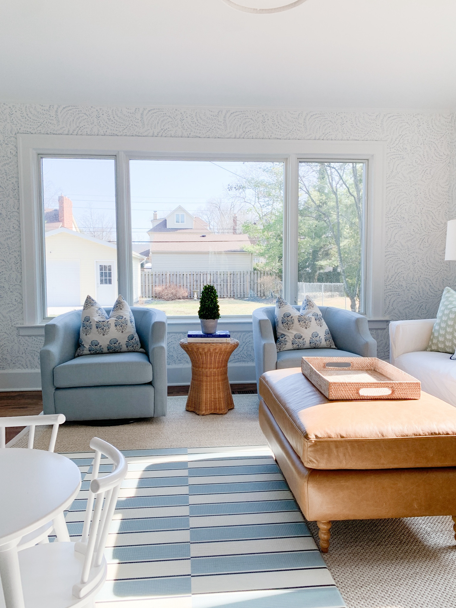 Blue swivel chairs, affordable home decor, coastal living room, play room, blue and white home decor 

#LTKHome #LTKFindsUnder100