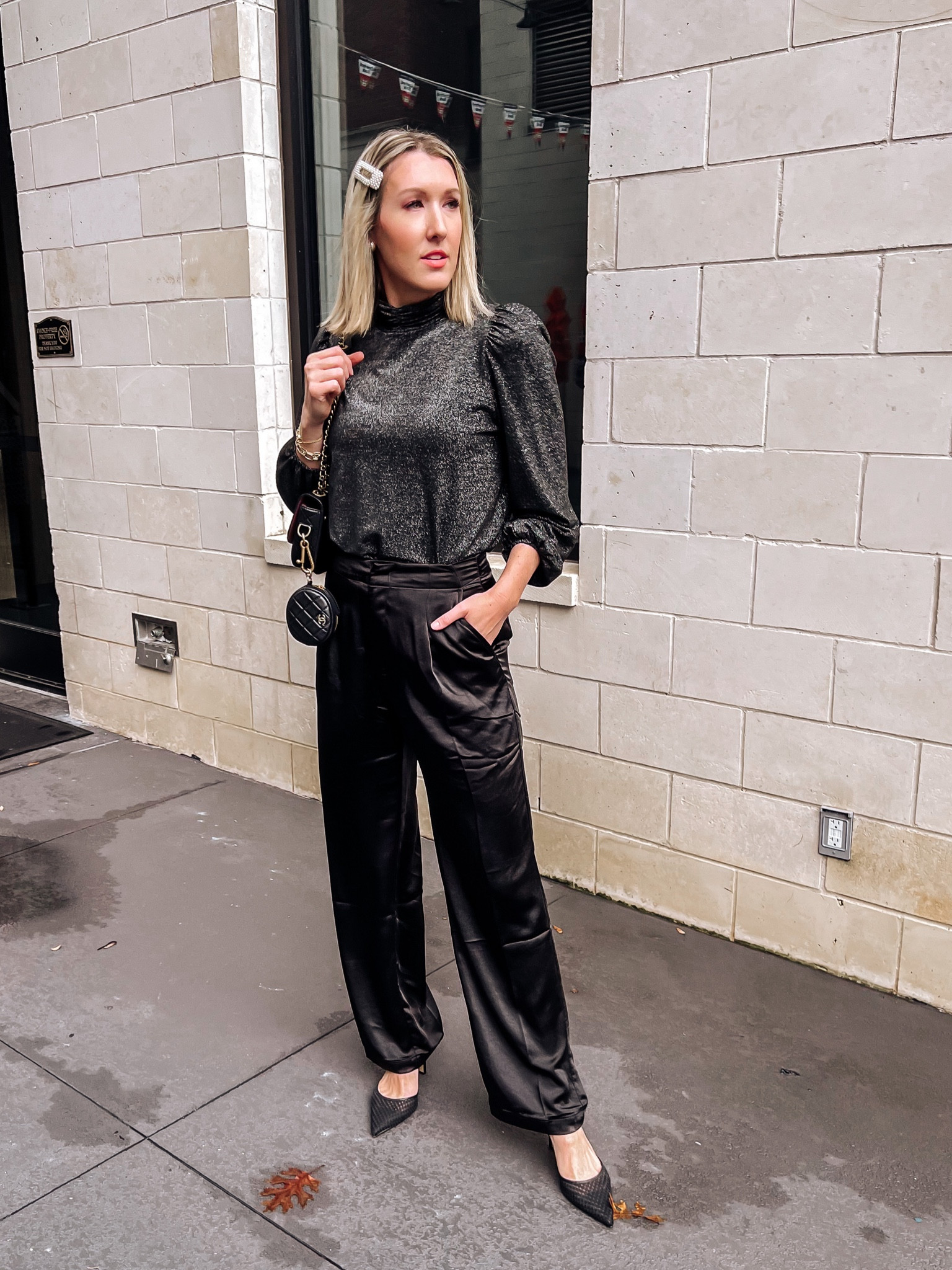 High waisted trousers, satin pants

#LTKstyletip #LTKsalealert #LTKunder100