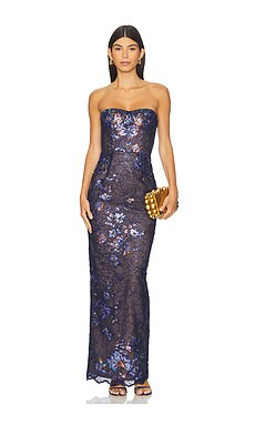 Bronx and Banco Dahlia Gown in Purple Multi from Revolve.com | Revolve Clothing (Global)
