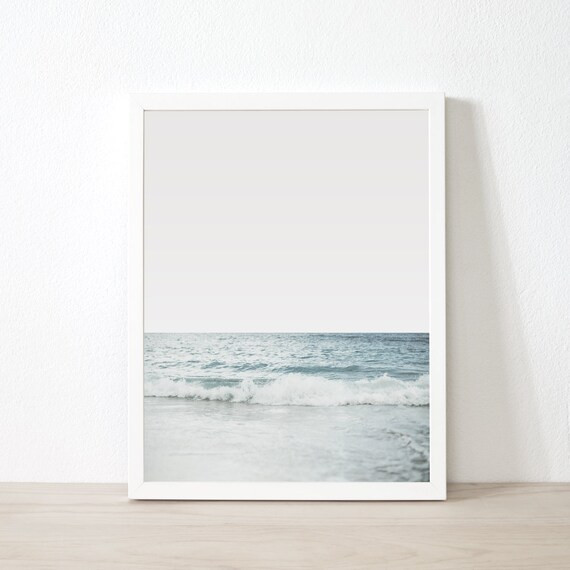 Beach Print Wall Art, Ocean Waves Print, Coastal Decor, Ocean Photography, Ocean Photo Ocean Beac... | Etsy (US)