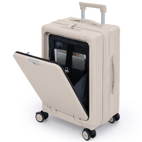 Nobl Travel Carry on Expandable Luggage, Aluminum Frame Hard Shell Suitcase | Amazon (US)
