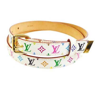 LOUIS VUITTON CEINTURE BELT MULTI COLOR WHITE 80/32 M9272W LB0034 AUTH 33461  | eBay | eBay US