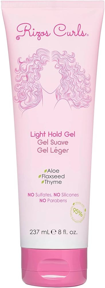 Rizos Curls Light Hold Gel, Defines with Flexible Hold, Flake-Free and Frizz-Free Voluminous Curl... | Amazon (US)