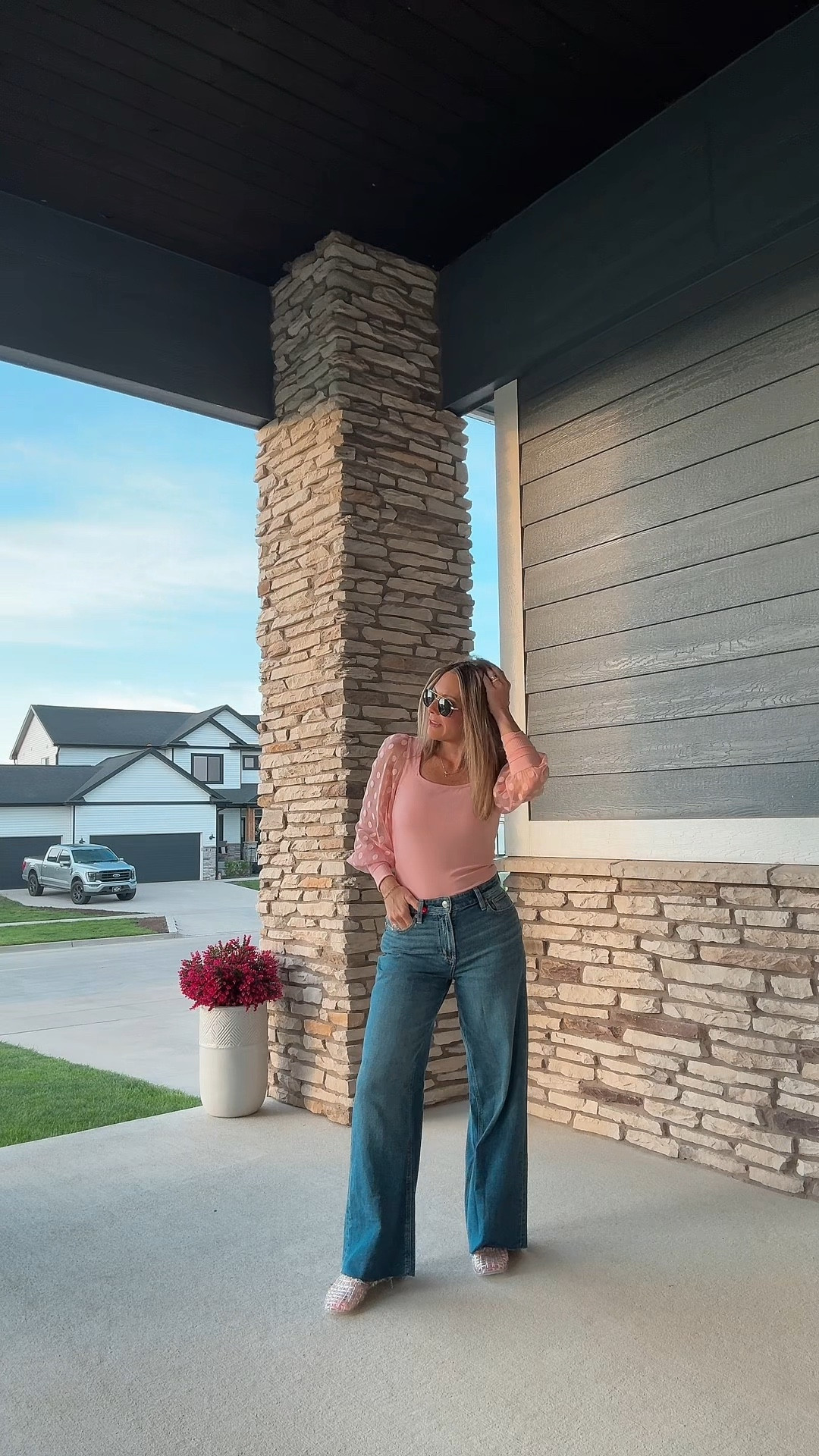 AE Sale going strong, this darling top rings in at under $30, & comes in several colors! 

My jelly mules have gone viral - Amazon is sold out of my exact ones, but I liked very very close ones! If you want my “exact” pair, they are linked in my TT Shop Showcase! 🛒🎀

#LTKOver40 #LTKSaleAlert #LTKootd