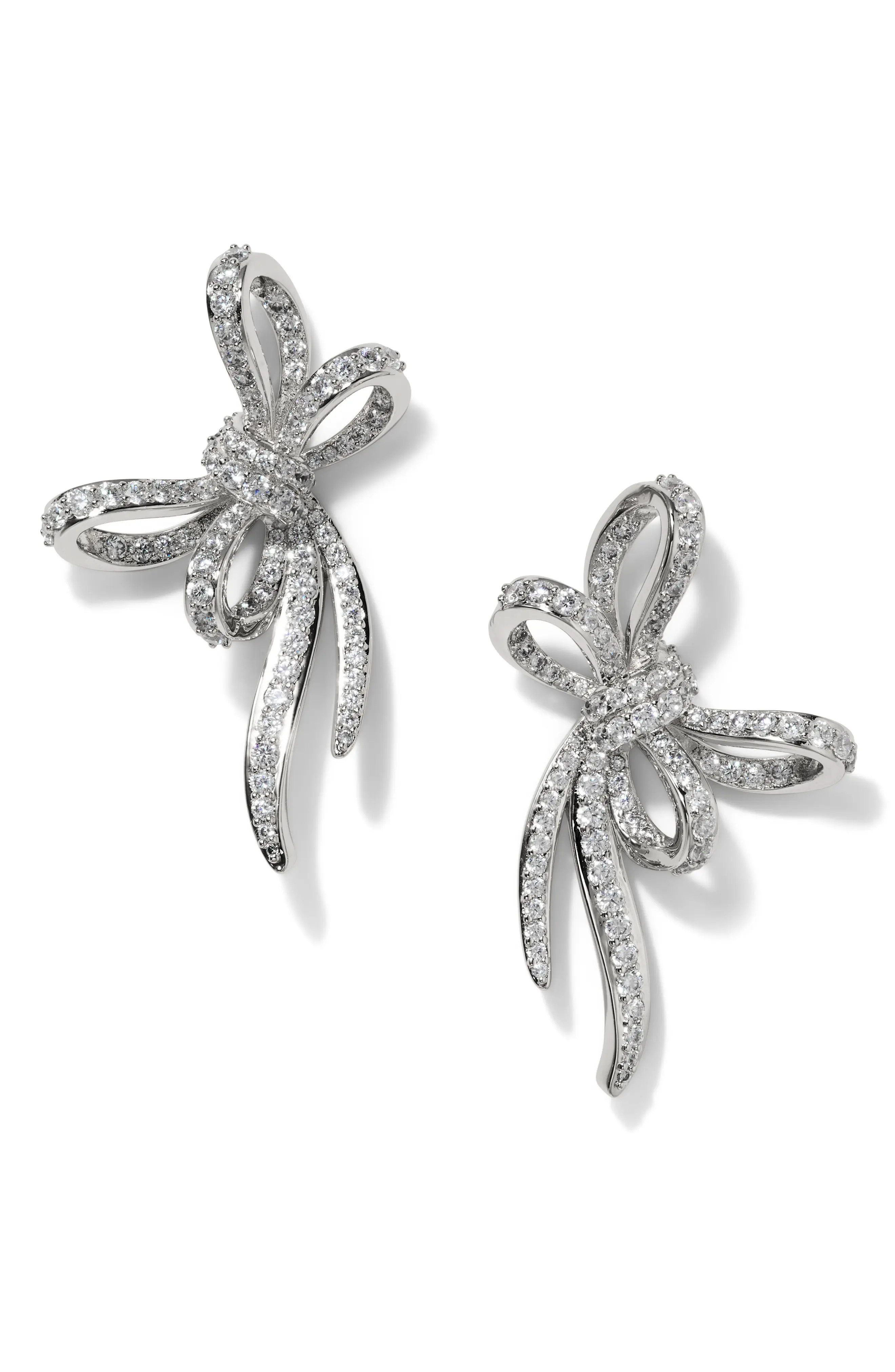 Le Bisou Pav\u00e9 Bow Stud Earrings (Women) | Nordstrom | Nordstrom