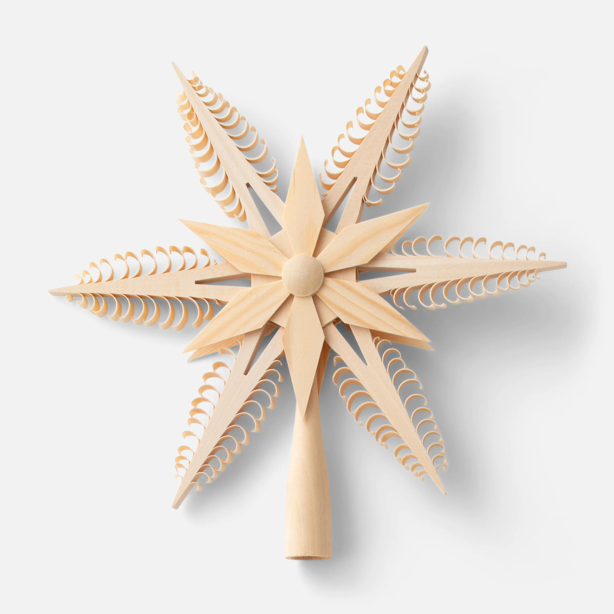 Wooden Folk Art Tree Topper | Schoolhouse