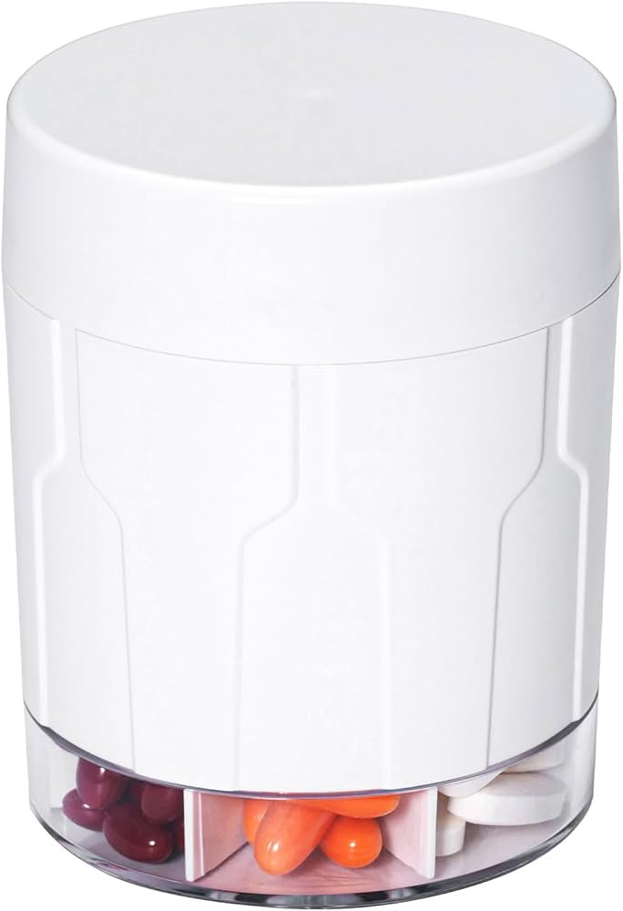 Extra Large Supplement Organizer,Betife Daily Weekly Pill Organizer Bottle, Pill Dispenser with 7... | Amazon (US)