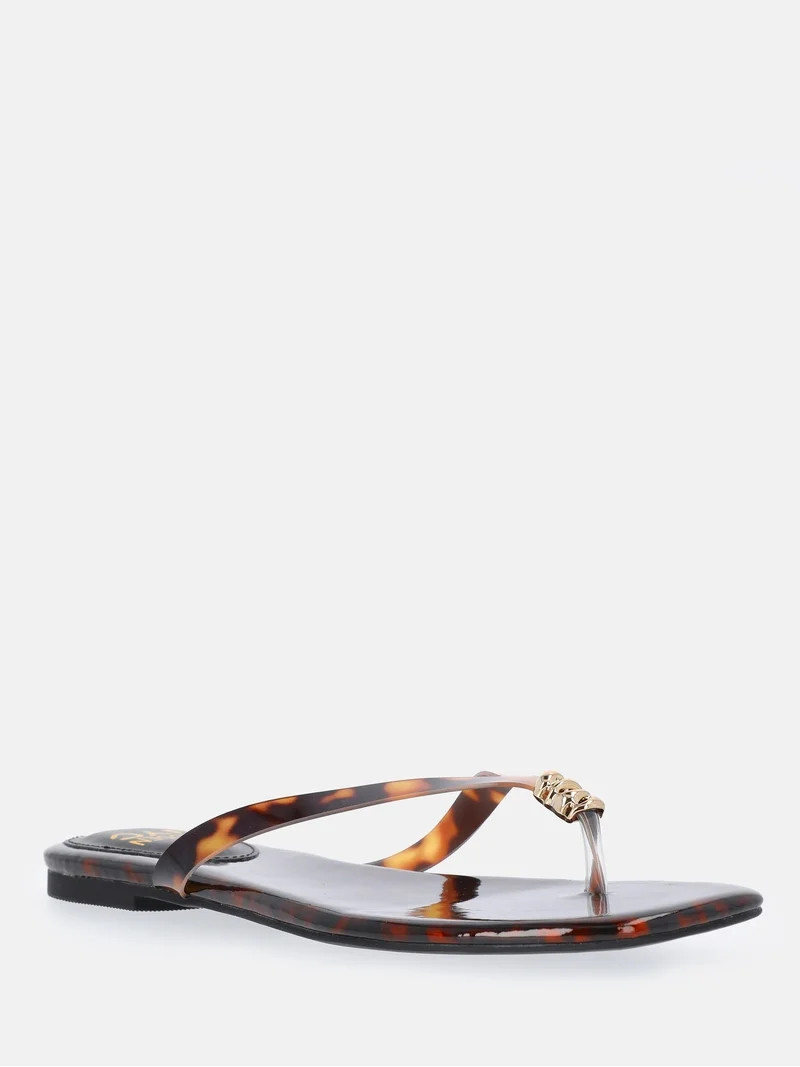 Madden NYC Women's Square Flip Flops | Walmart (US)